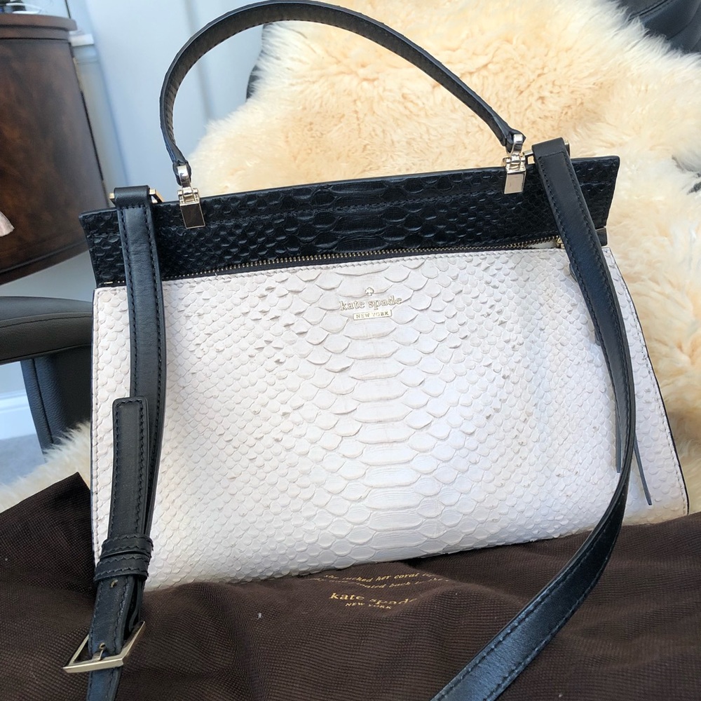Authentic kate spade ostrich satchel
